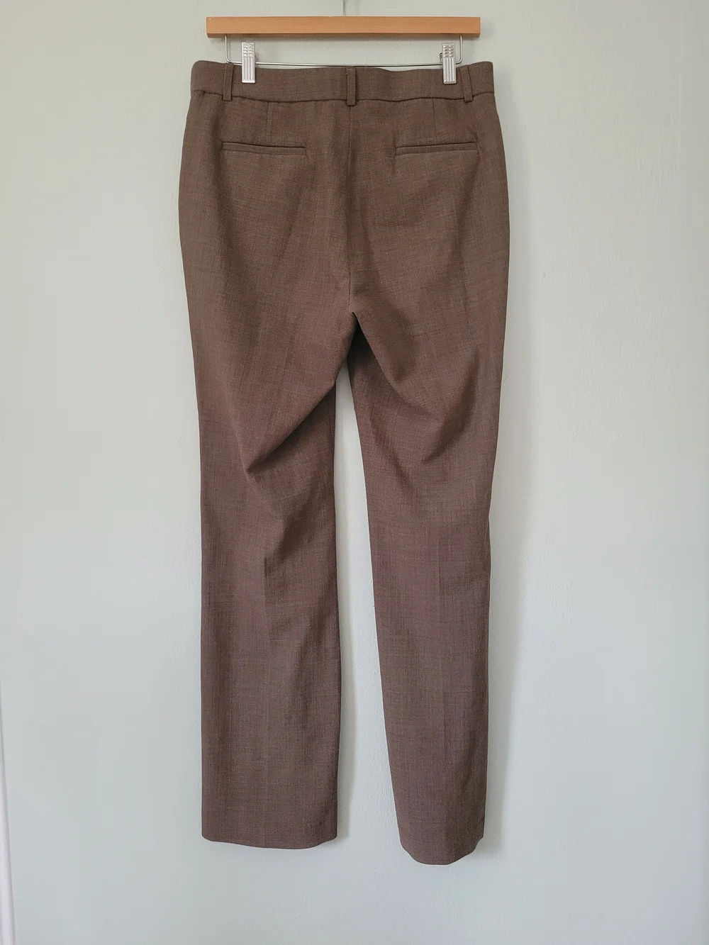 Chocolate Brown Knit Trousers - Amanda and Chelsea - Size 6 - Picture 2 of 4